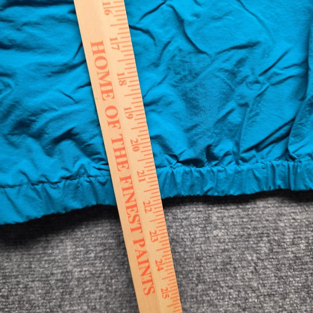Vintage 90s Columbia Radial Sleeve Pullover Windbreaker Womens L Teal Purple
